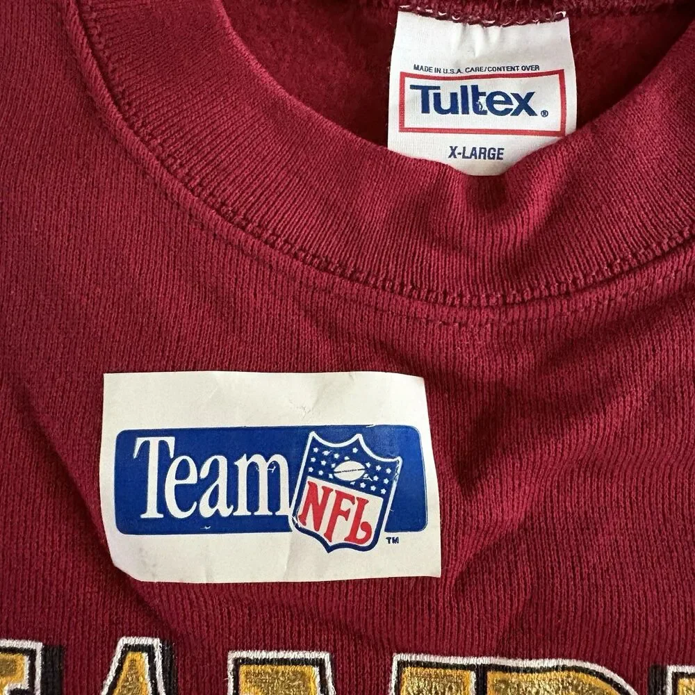 Vintage Washington Redskins crewneck 90s Crewneck Super bowl Champions XL